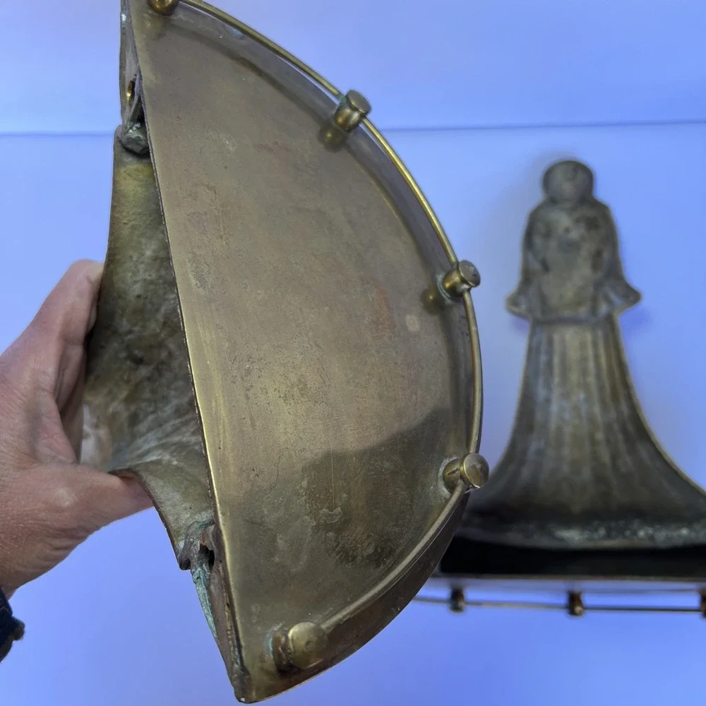 VTG Solid Brass Wall Sconces Pair 10